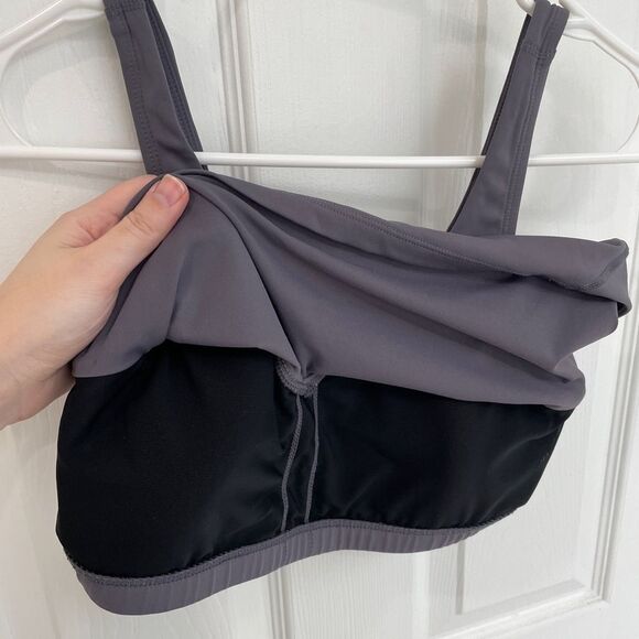 Dragon Fit Purple Padded Sports Bra Yoga Crop Top Women’s Size S - Picture 5 of 6